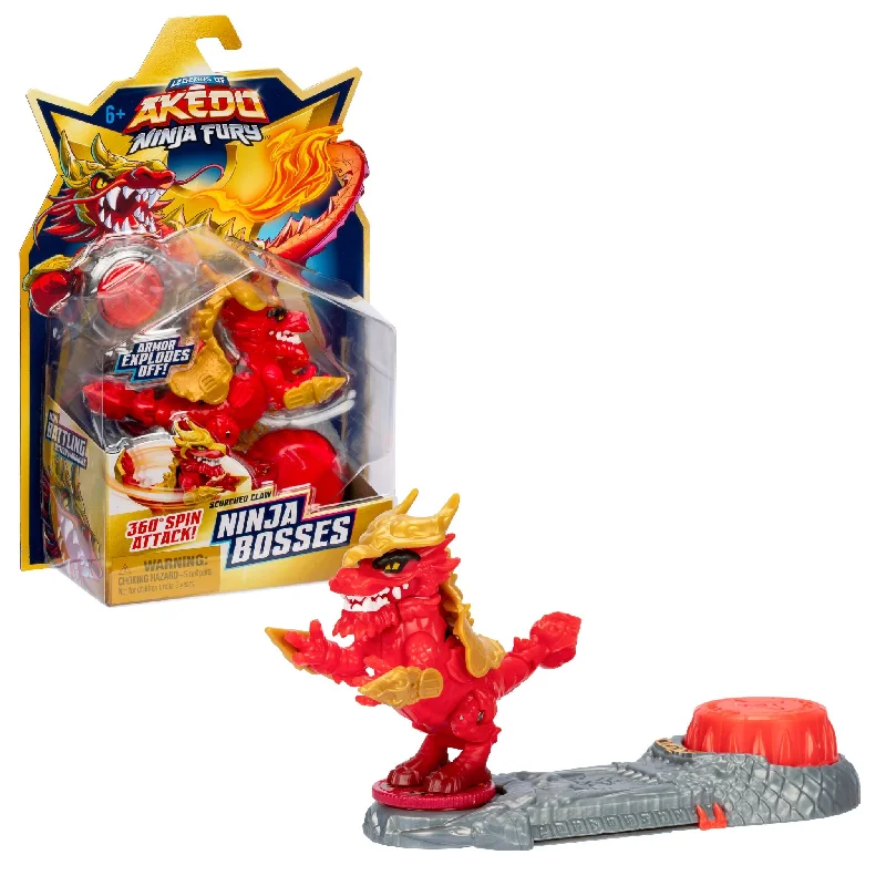 Akedo S7 Ninja Fury Ninja Bosses - Scorched Claw