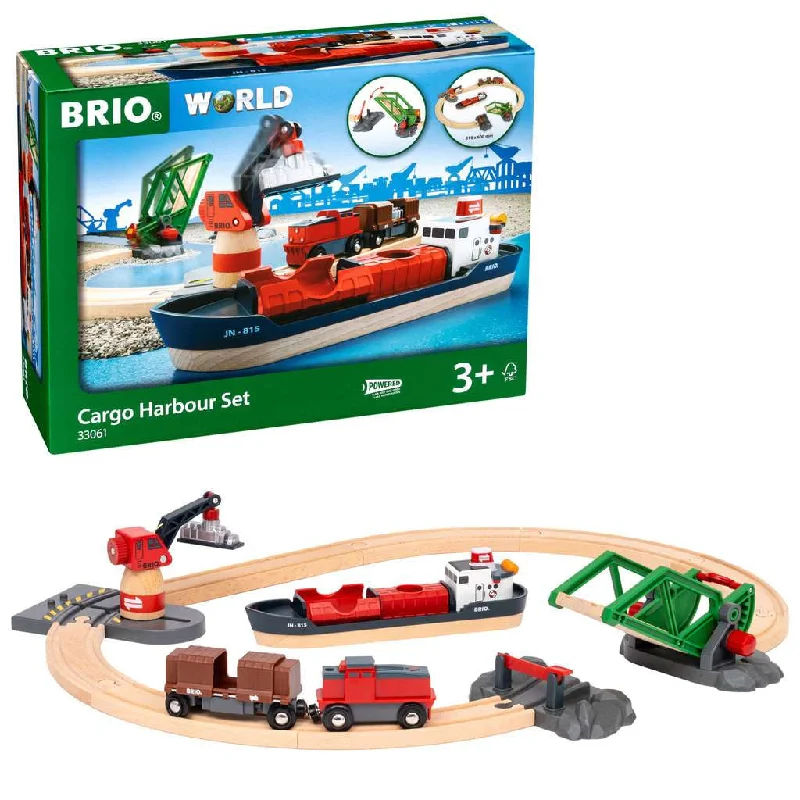 BRIO Cargo Harbor Train Set