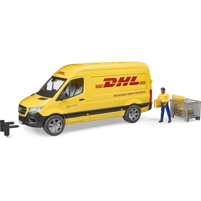 Bruder MB Sprinter DHL with Driver