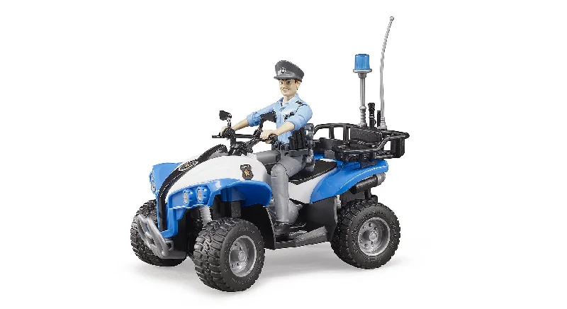 bruder Polizei-Quad mit Polizeibeamten und Zubehör