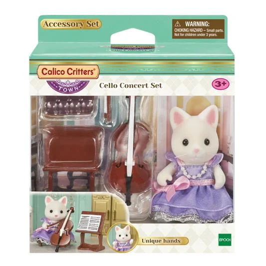 Calico Critters Cello Concert Set