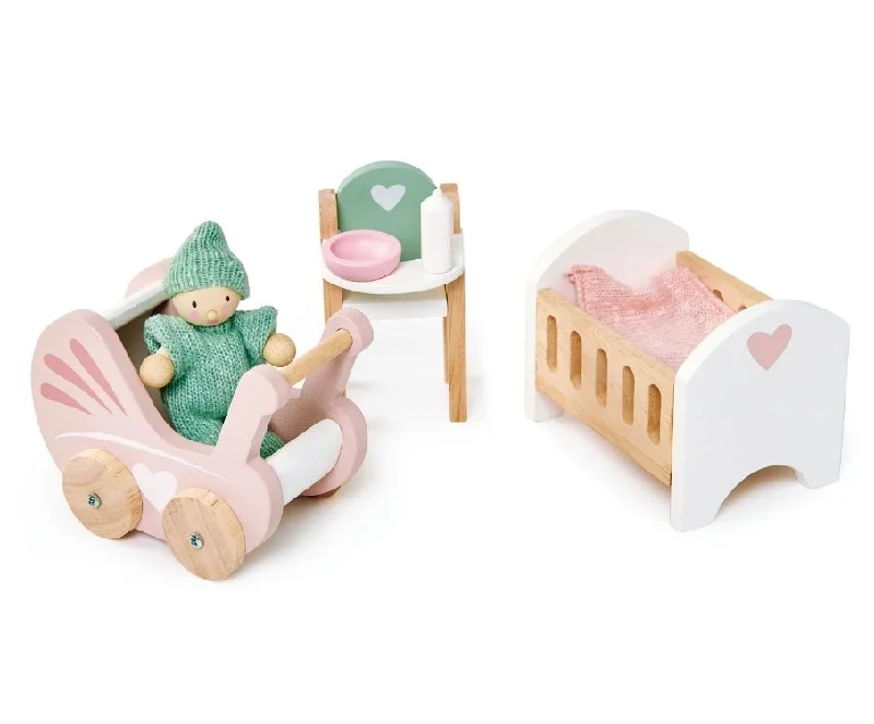 Tender Leaf Toys Dolls House Nursery Set