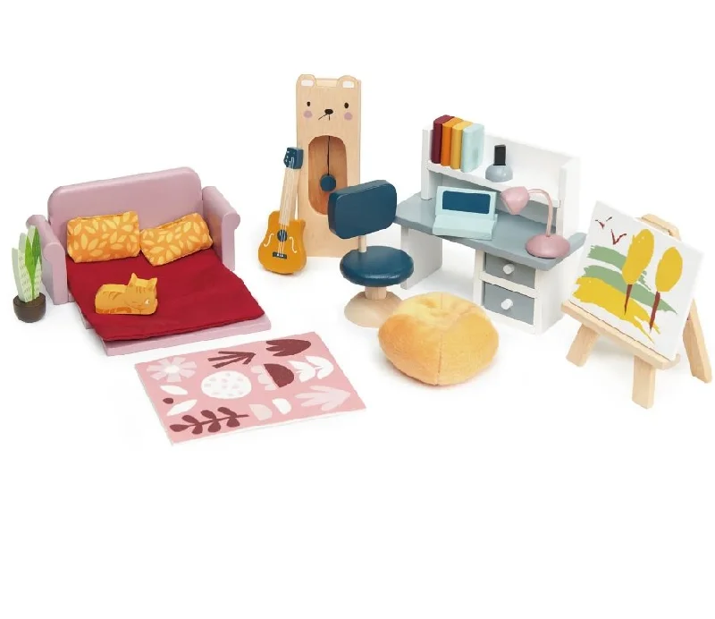 Tender Leaf Toys Dolls House Study Furniture