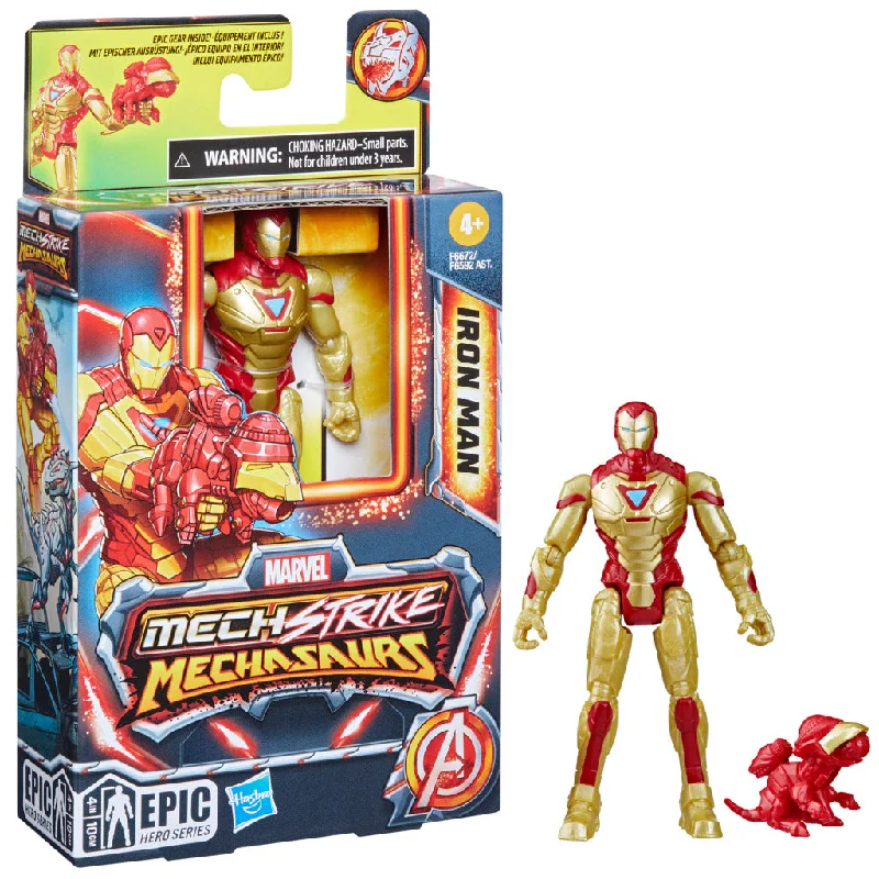 Marvel Mech Strike Mechasaurs Epic Hero Series Figure Iron Man