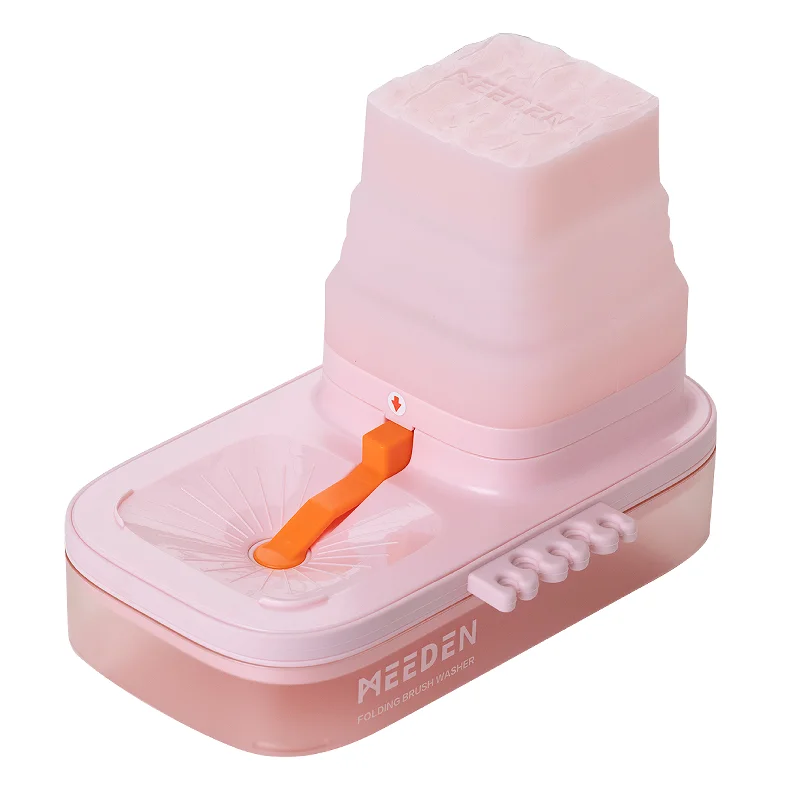 MEEDEN Foldable Paint Brush Cleaner-Pink