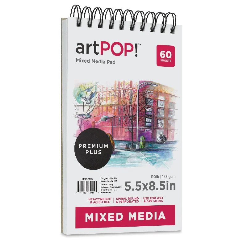 Mixed Media Pad - 5-1/2" x 8-1/2"