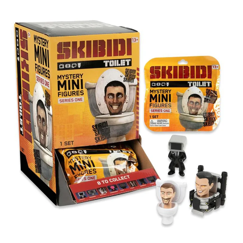 Skibidi Toilet 2.5 Inch Mystery Mini Figure | Single Random Figure