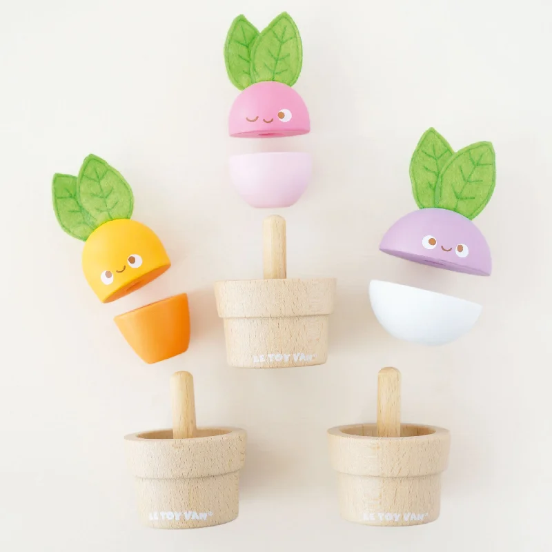 Stacking Wooden Veggies