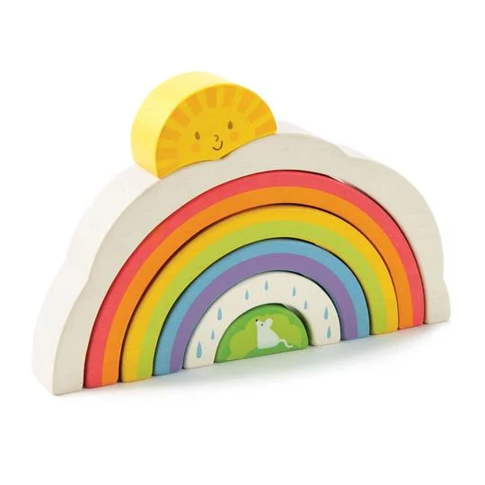 Tender Leaf Toys Wooden Rainbow Tunnel