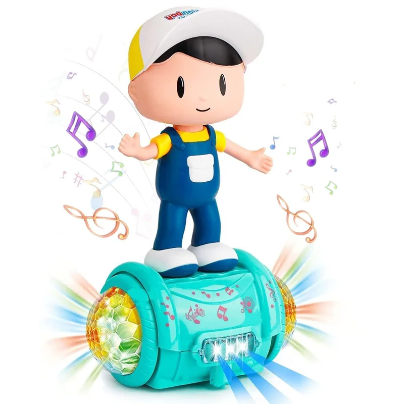 360 Degree Rotating Musical Dancing Fashion Boy with 5D Light & Musical Sound