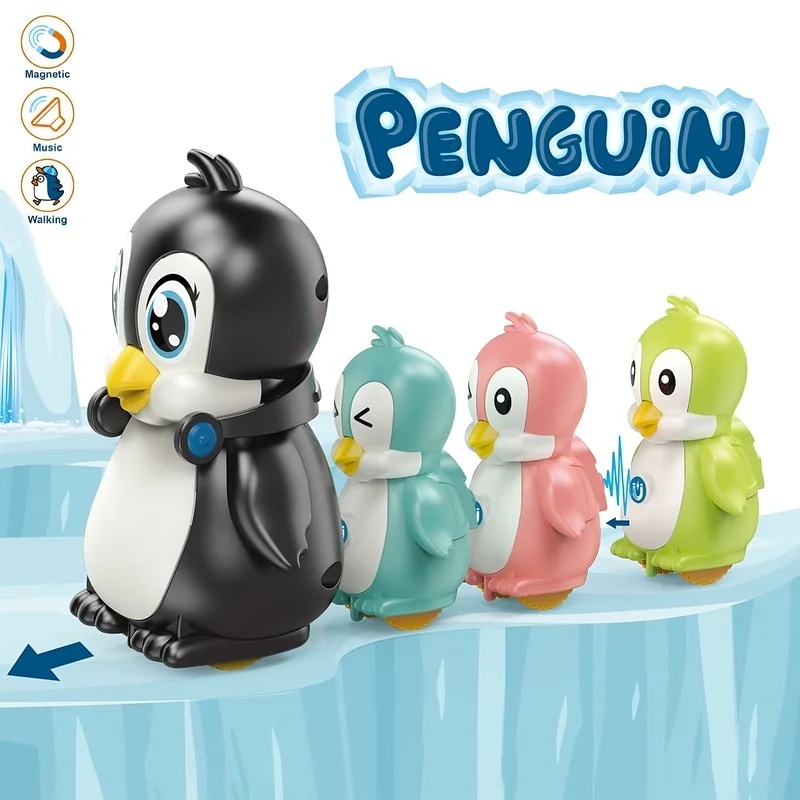 Battery Operated Penguin Family Musical Toy