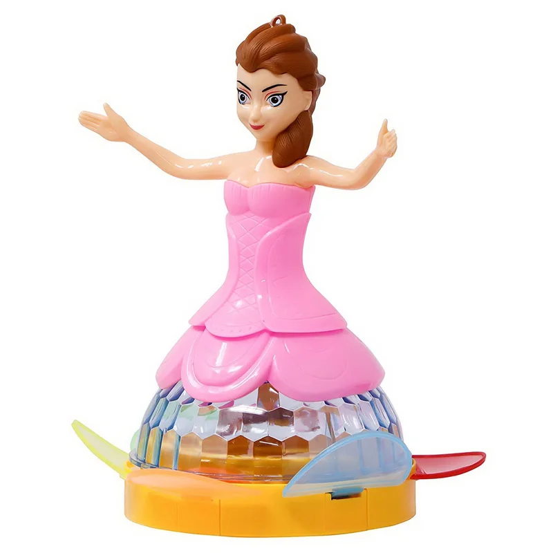 Battery Opertaed Dancing Princess Doll with Music and 3D Flashing Lights