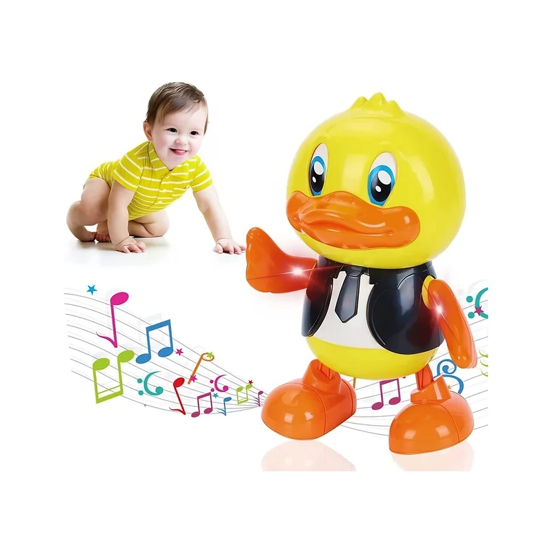 Cute Dancing Gentleman Duck Battery Operated Toy