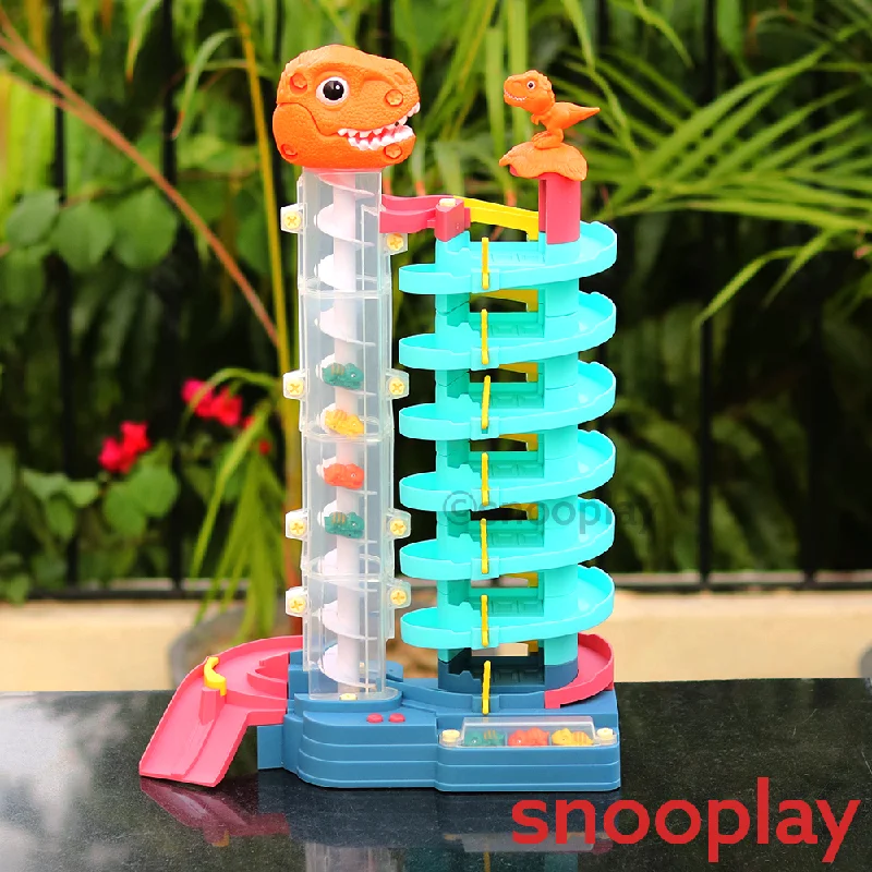 Electronic Dinosaur Parking Track Set with Music and Lights