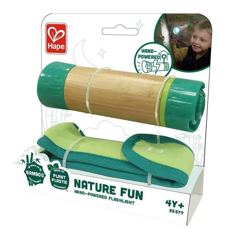 Hape Nature Fun Hand-Powered Flashlight