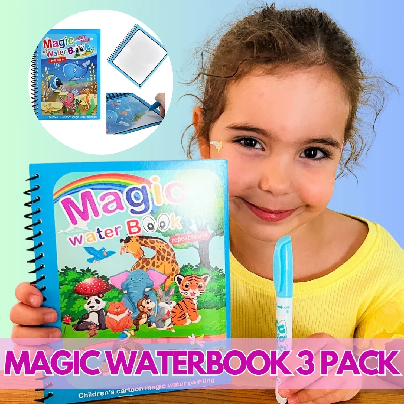 Magic Water Book Activity - 3 Pack