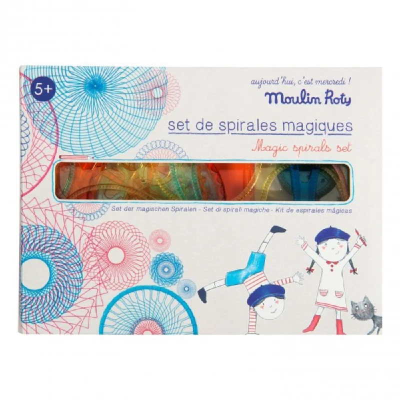 Moulin Roty Magic Spirals Set - Spirograph Set