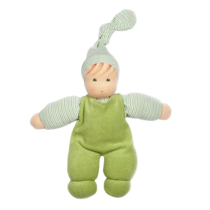 Sale Nanchen Natur Organic Wuschel Doll, Green