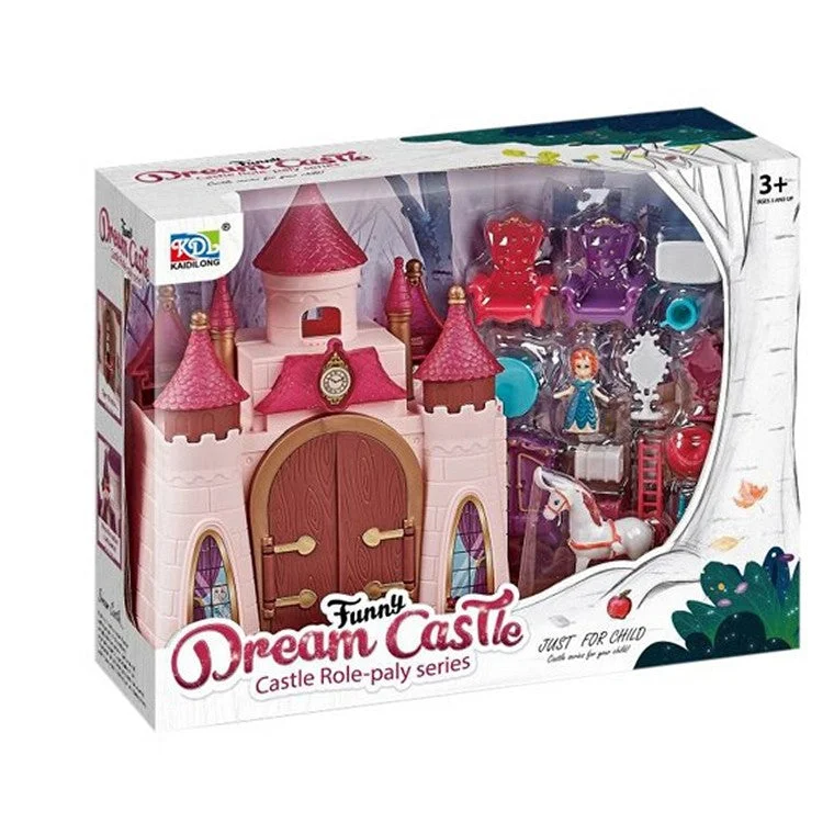 Princess Castle w/ Light & Sound, Asstd