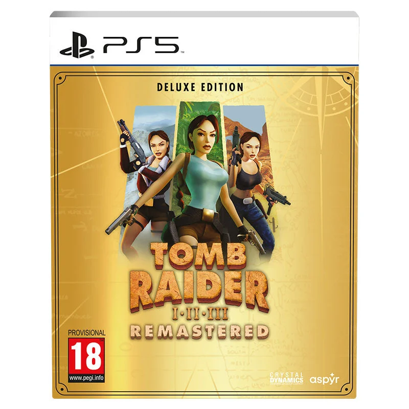 Tomb Raider I-III Remastered - Deluxe Edition - PS5