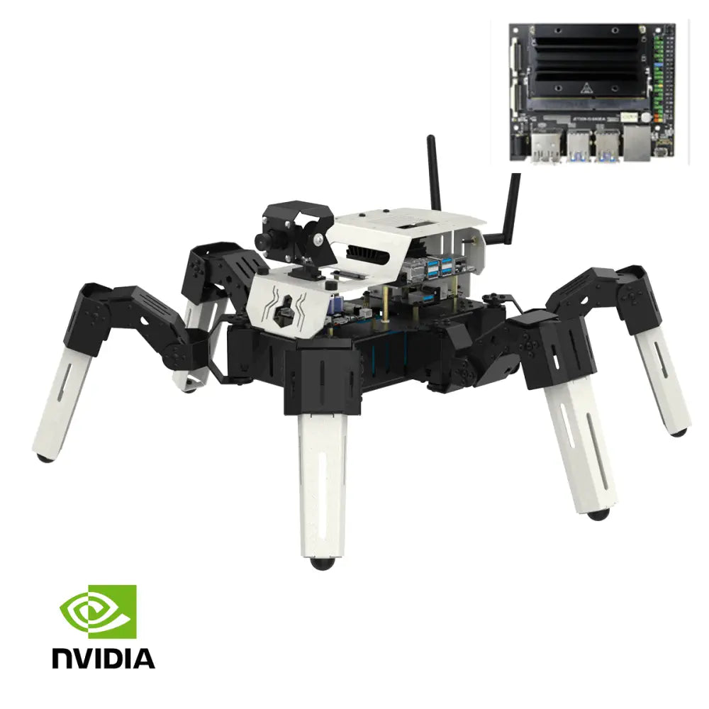 18DOF Muto S2 Hexapod Robot--Jetson NANO Version(With Jetson NANO SUB board)