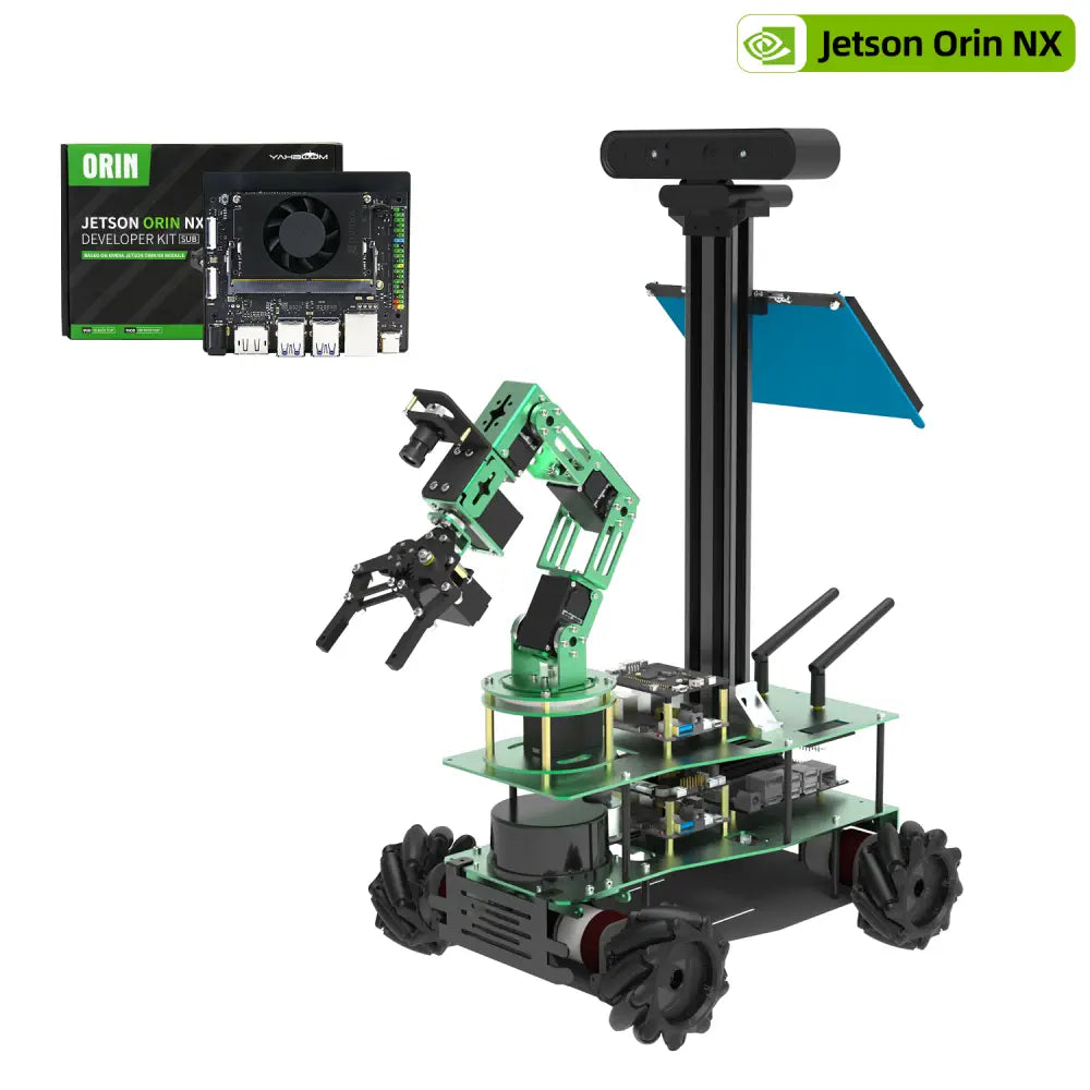 Yahboom Rosmaster X3 Plus 6-DOF Robotic Arm with AI Vision and Voice Control Orin NX Version(include Jetson Orin NX Board)