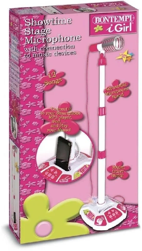 Bontempi 404271 Stage Microphone Playset - Pink