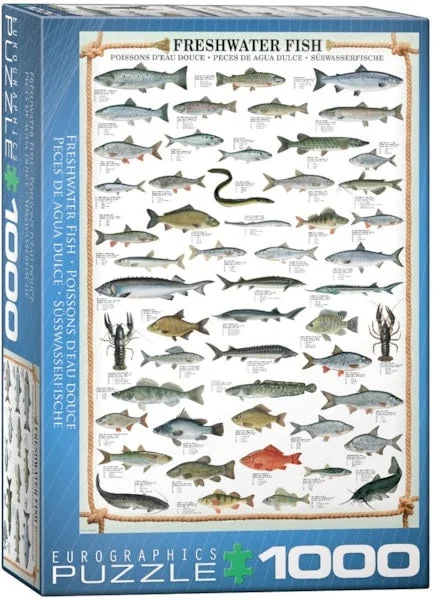 Freshwater Fish 1000pc - EuroGraphics Puzzle