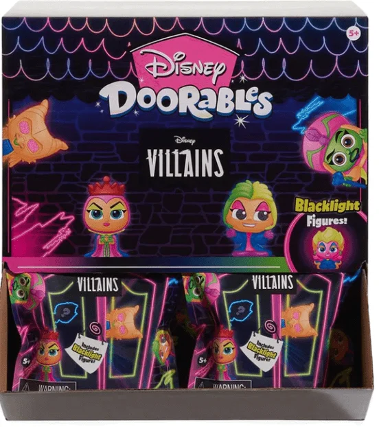 Disney Doorables - Villains Blacklight Figures