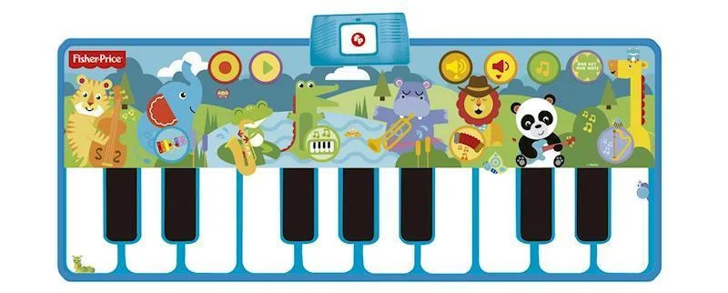 Fisher Price Rain Forest Animals Dancin Tunes Step on Keyboard