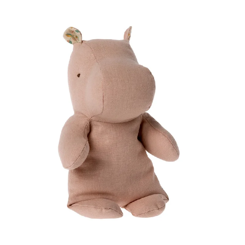 Maileg Safari Friends, Small Hippo - Soft Rose