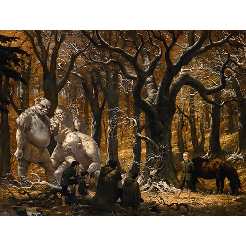 The Lord of the Rings: A Song in the Trollshaws (1000 Pieces)